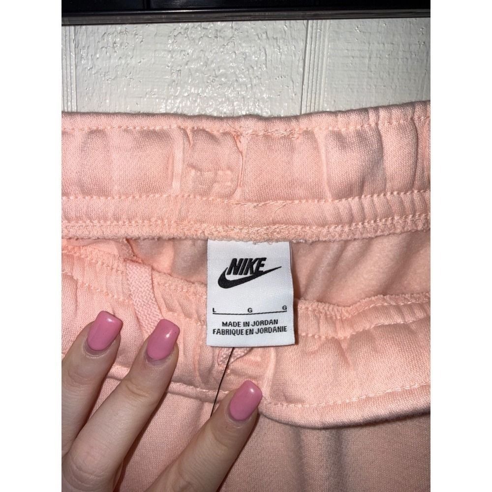 Nike Sportswear Club Fleece Joggers Mens Large Arctic Orange Pink NEW - Picture 6 of 7